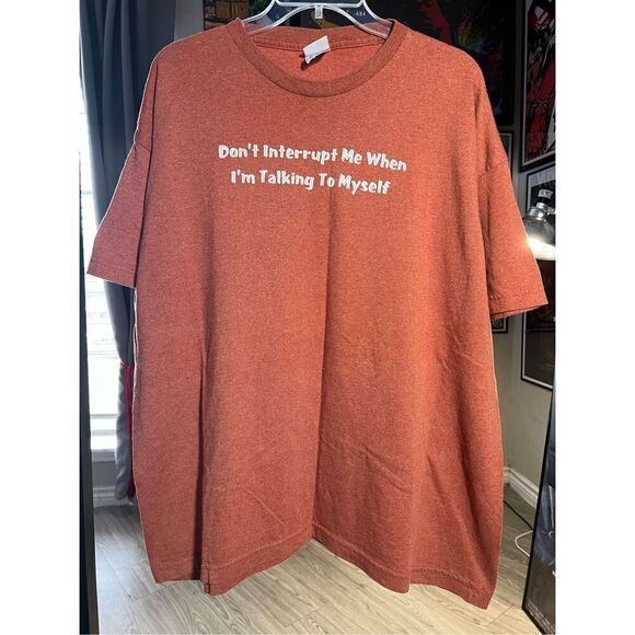 Vintage Y2K Don’t Interrupt When I’m Talking Tee - Picture 1 of 5